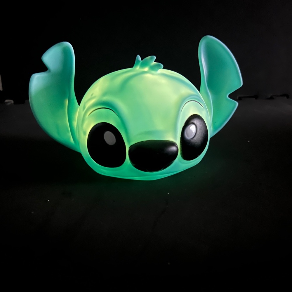 Disney Stitch Glow-in-the-Dark Figure - Green and Black